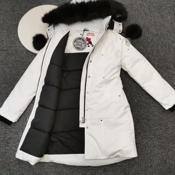 Moose Knuckles Stirling Parka-Snow White - Picture 3 of 9